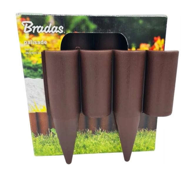 Бордюр-паркан PALGARDEN Bradas 2,5 м Brown (OBP1202-002BN)