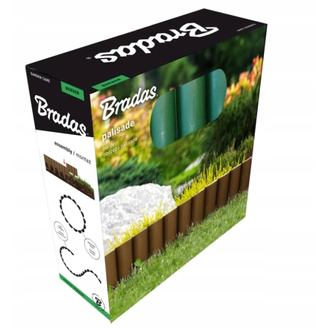 Бордюр-паркан PALGARDEN Bradas 2,5 м Green (OBP1202-002GR)