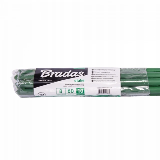 Палка садова сталева Bradas 0,8 см × 150 см, 10 шт (TYP08150)