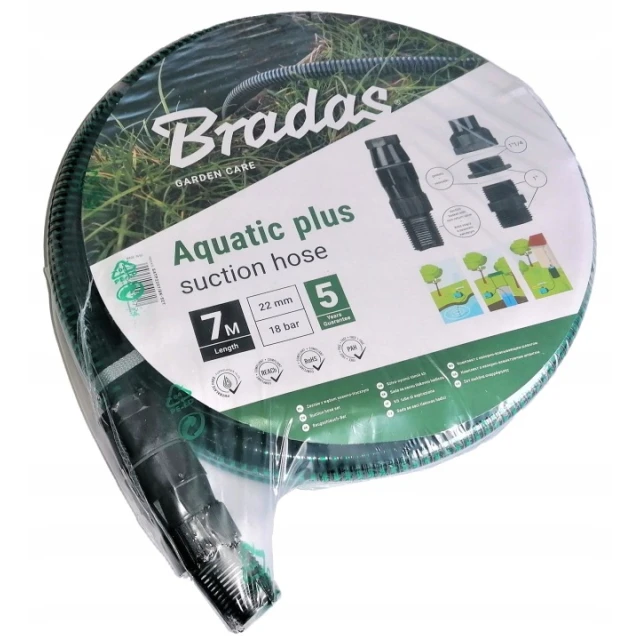 Набор всасывающе-напорный Bradas 7 м Black (SA TP22047/BK-SET)