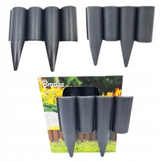 Бордюр-паркан PALGARDEN Bradas 2,5 м Graphite (OBP1202-002GY)
