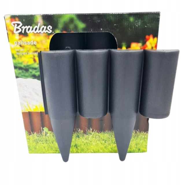 Бордюр-паркан PALGARDEN Bradas 2,5 м Graphite (OBP1202-002GY)