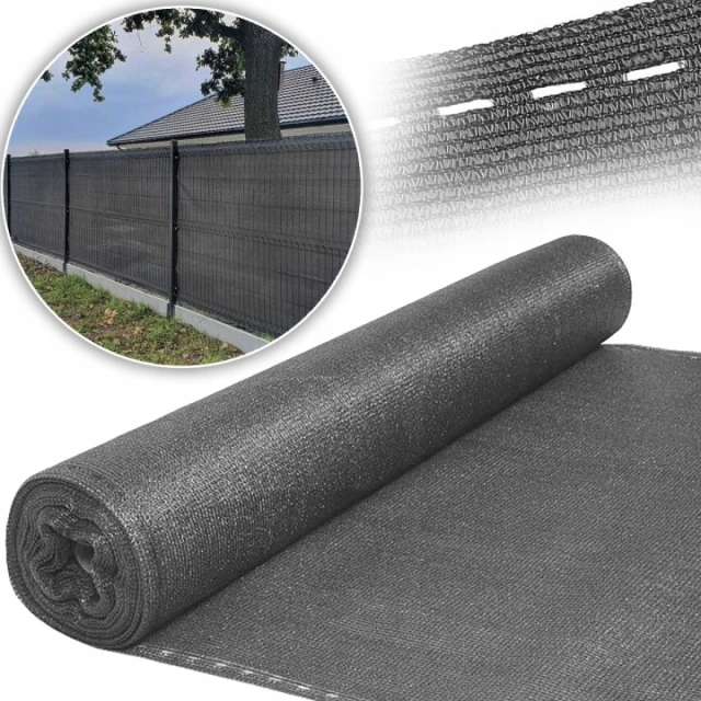 Сітка затінювально-захисна Bradas 90% 1,2x25м 135г Gray (AS-CO13512025GY)