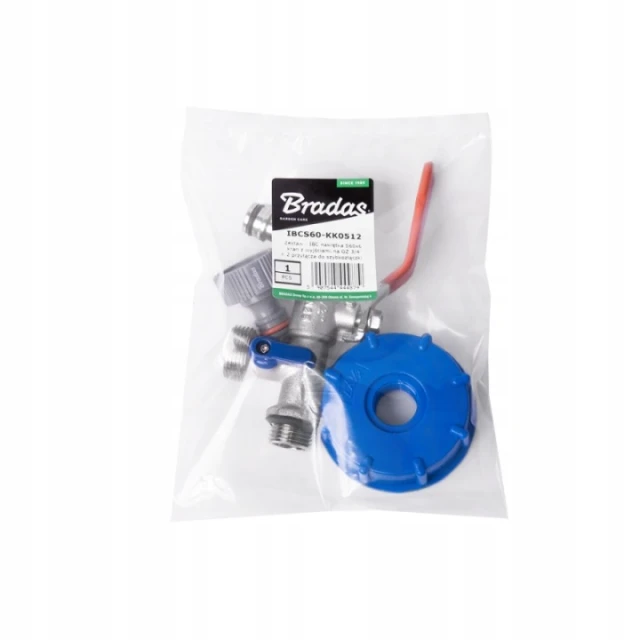 Муфта для IBC Bradas S60x6 з краном GZ 3/4
