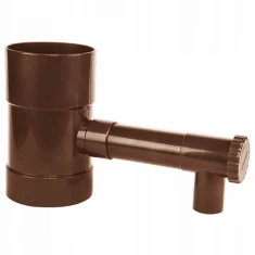 Збірник води дощової з клапаном Bradas 100 мм Brown (IBCLZ1-100-BR)