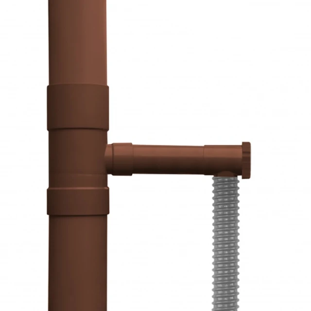 Збірник води дощової з клапаном Bradas 100 мм Brown (IBCLZ1-100-BR)