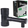 Збірник води дощової з клапаном Bradas 100 мм Graphite (IBCLZ1-100-DGY)