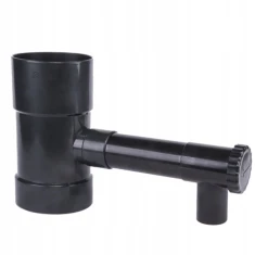 Збірник води дощової з клапаном Bradas 90 мм Graphite (IBCLZ1-090DGY)