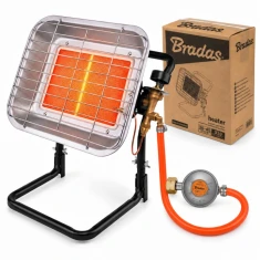 Обігрівач газовий Bradas 3,0-4,5 кВт на стійці (PG-009C)