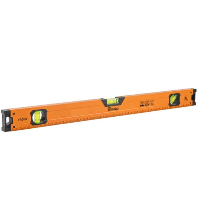 Рівень aluminium Orange Bradas 120 см (DIY-LV10120OR)