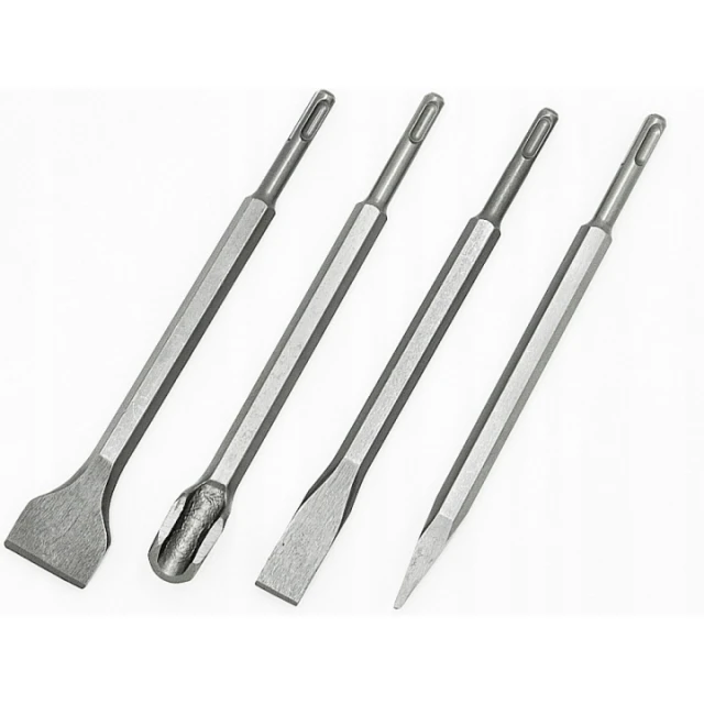 Набор долот с хватом SDS Plus SILVER 4 шт (S0548)