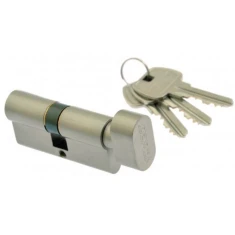 Цилиндр замка с ручкой Gerda 35/30 Никель сатин (0WKE1G03530.90030P)