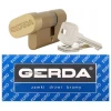 Циліндр замка з ручкою Gerda 35/35 латунь (0WKE1G03535.98030P)