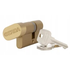 Циліндр замка з ручкою Gerda 35/40 мідь (0WKE1G03540.98030P)