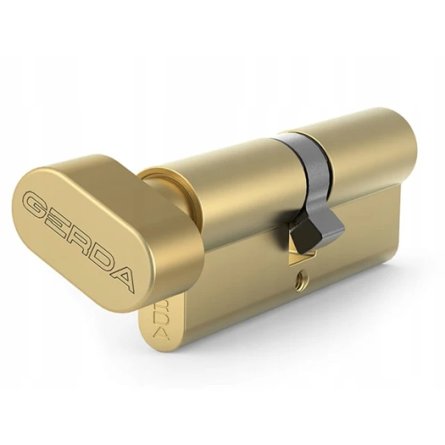 Циліндр замка з ручкою Gerda 35/45 мідь (0WKE1G03545.98030P)
