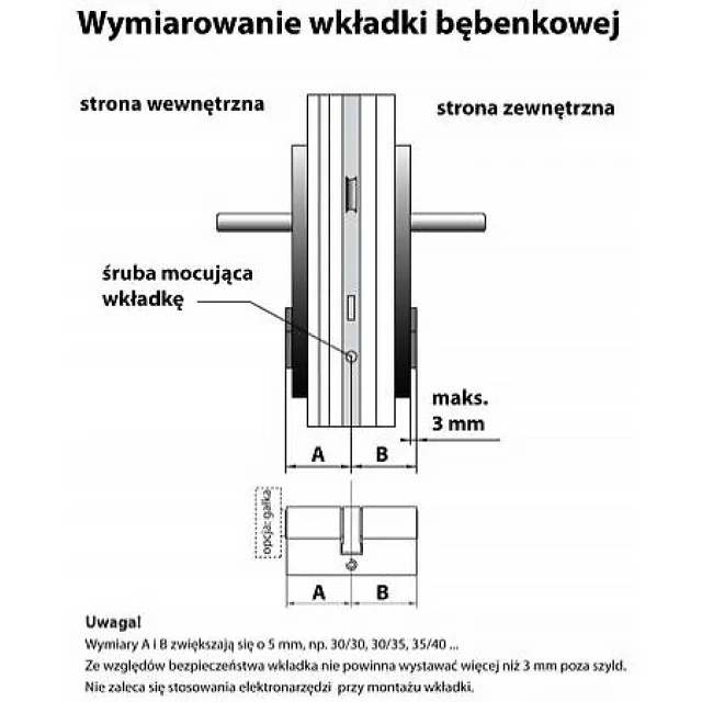 Циліндр замка Gerda 35/55 латунь E1 92 (0WKE1S03555.98030P)