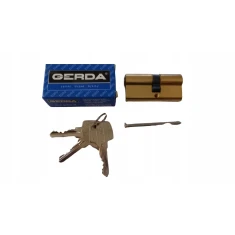 Циліндр замка Gerda 45/45 Brass E1 92 (0WKE1S04545.98030P)