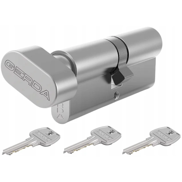 Циліндр замка з ручкою Gerda 50/30 (0WKE1G05030.98030P)