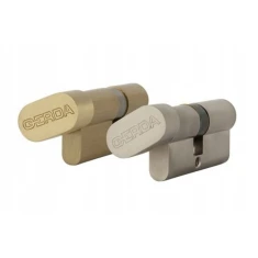 Цилиндр замка с ручкой Gerda 55/35 никель (0WKE1G05535.90030P)