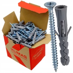 Дюбель Wkret-Met KLIMAS 6-3,5/35 із шурупом KRX 6x35, 200 шт (KRX635)