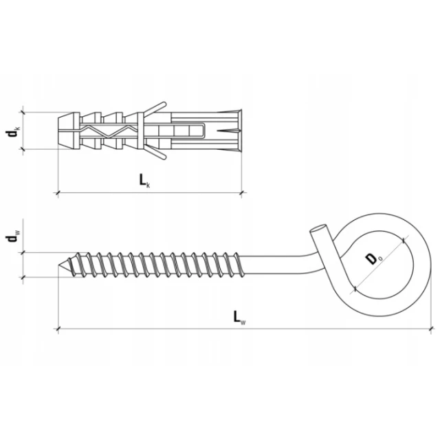 Гак гойдалковий Wkret-Met KLIMAS 12 мм 50 шт (HX12)