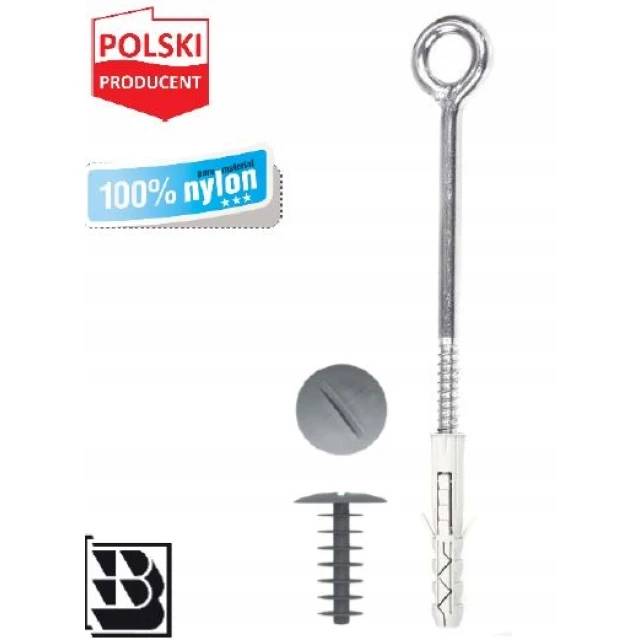 Гак з вушком для кріплення риштувань Wkret-Met KLIMAS 16x350 мм (HOX16350)