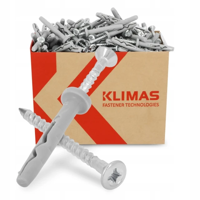 Дюбель Wkret-Met KLIMAS 6x40 монтажний з широким фланцем SMKC-6x40 (200 шт)