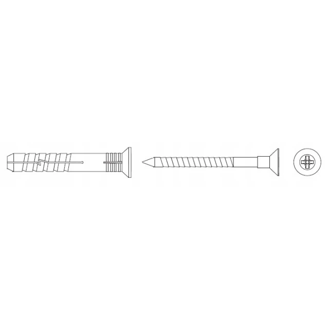 Дюбель Wkret-Met KLIMAS 10x200 мм монтажный 50 шт (SM10200)