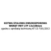 Дюбель розпірний сталевий Wkret-Met KLIMAS 8x100 М12 40 шт (ŁTP12100)