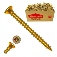 Саморез Wkret-Met KLIMAS 4,0x25 оцинкованный Yellow 1000 шт (KMH425)
