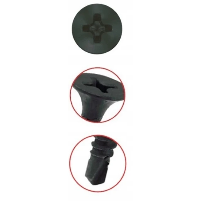Шуруп Wkret-Met KLIMAS 3,5x35 самопробивний для металу 100 шт (KMSG3535)