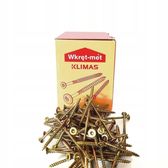 Шуруп столярный с конической головкой Wkret-Met KLIMAS 4x60mm 250 шт (KMWHT-40060)