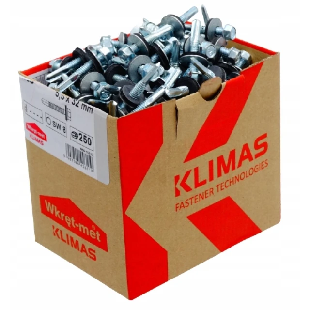 Шуруп самонарізний спеціальний WSS Wkret-Met KLIMAS 5,5х50 мм, 200 шт (WSS 5550)