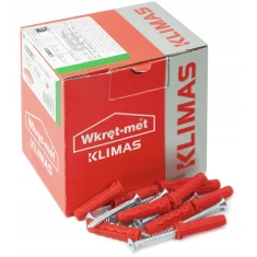 Дюбель Wkret-Met KLIMAS 6-4/40 із шурупом SFXP 6x40, 100 шт (SFXP-06030040)