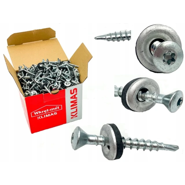 Шуруп фермерський Wkret-Met KLIMAS 4,8x35 мм TORX Anthracite 250 шт (WDD-48035-7016)