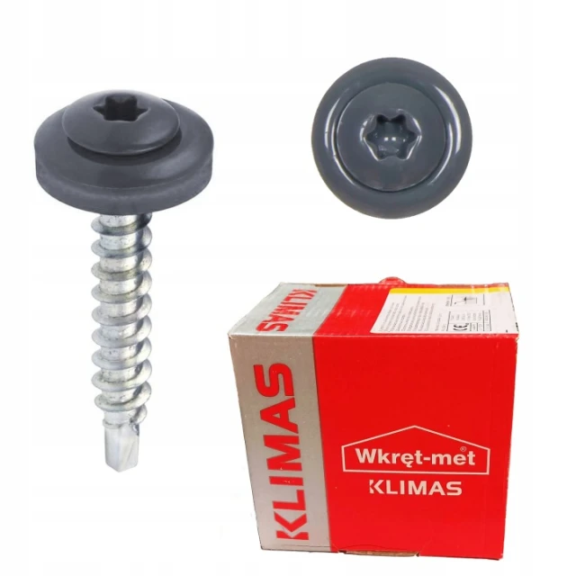 Шуруп фермерський Wkret-Met KLIMAS 4,8x35 мм TORX Graphite 250 шт (WDD-48035-7024)