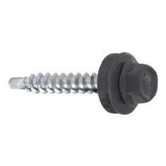 Шуруп фермерський Wkret-Met Wkret-Met KLIMAS 4,8x35 мм, Brown RAL 8019, 250 шт (WFD 8019)