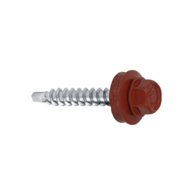 Шуруп фермерський Wkret-Met KLIMAS 4,8x35 мм Dark Red 250 шт (WFD 3009)