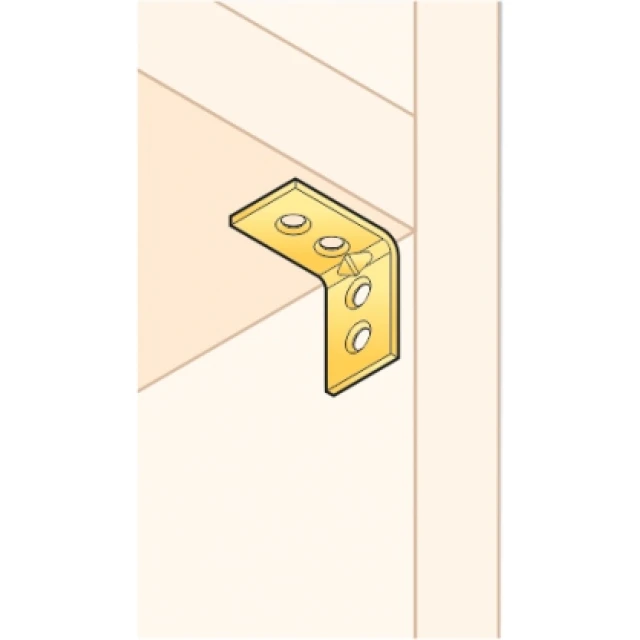 Кутник вузький DOMAX 25x25x17x1,5 мм (KW1)