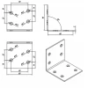 Кутник широкий DOMAX 60x60x60x2,0 мм (KS3)