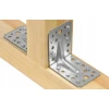 Кутник з тисненням легкий DOMAX 105x105x90x2 мм, комплект 20 шт (KPL2)