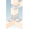 Кутник монтажний DOMAX 80x80x60x2мм, комплект 20 шт (KM8)