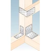 Кутник монтажний DOMAX 80x80x100x2мм, комплект 20 шт (KM10)