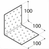 Кутник монтажний DOMAX 100x100x100x2мм, комплект 20 шт (KM13)