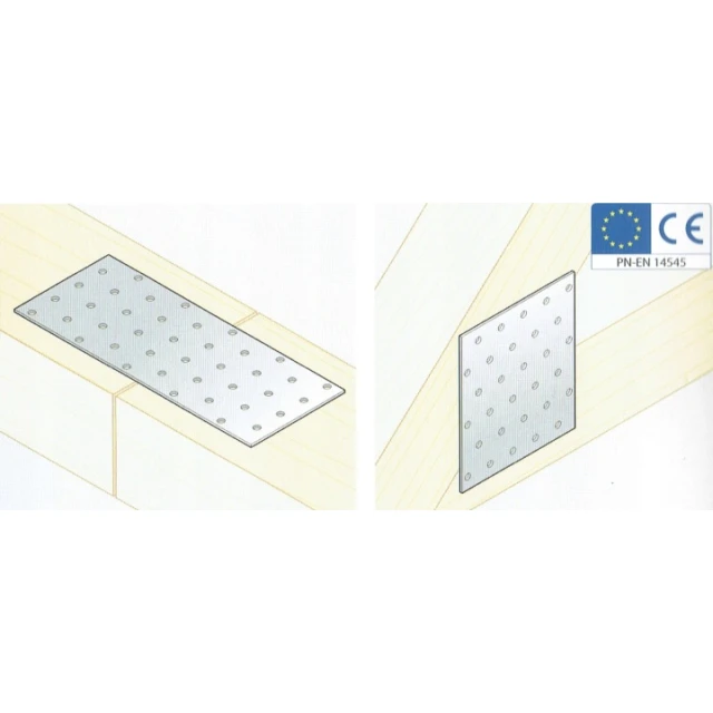 Плитка перфорована DOMAX 80x200x2 мм (PP9)