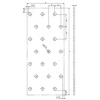 Плитка перфорована DOMAX 120x200x2 мм (PP18)