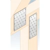 Плитка перфорована DOMAX 120x300x2 мм (PP21)