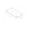 Плитка перфорована DOMAX 40x1200x2 мм (упаковка 10 шт) (PP91)