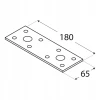 Муфта плоская DOMAX 180x65x2,5 мм ЛП5, комплект 20 шт (ЛП5)