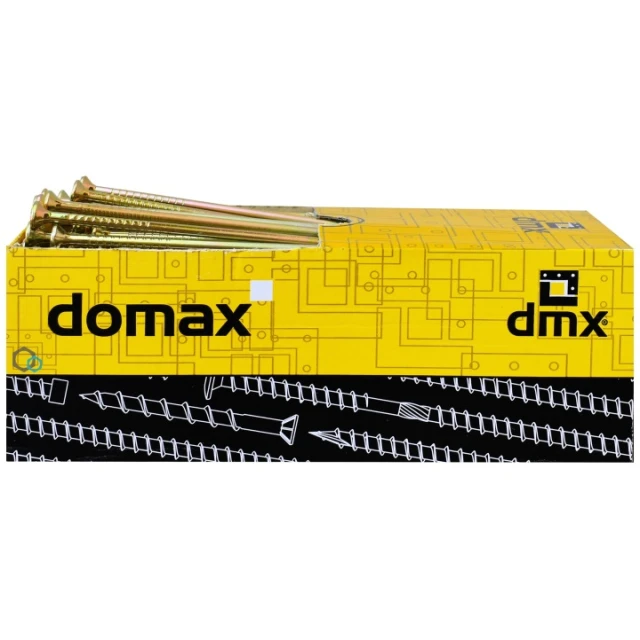 Шуруп столярный с конической головкой DOMAX 6x280 мм, 100 шт (CS 06280)